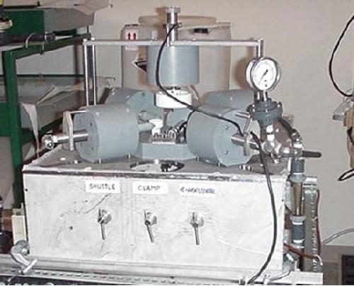 Figure 9 - Machining cell used for electropolishing studies for stainless steel valves.
