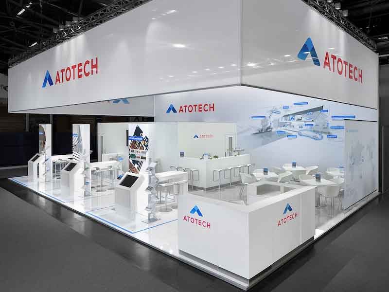 trade show booth for atotech