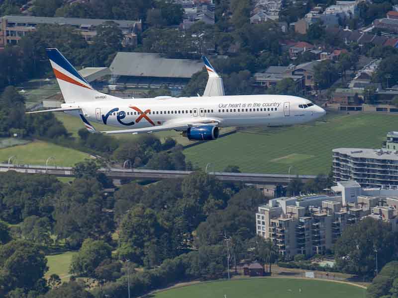 airplane flying in air